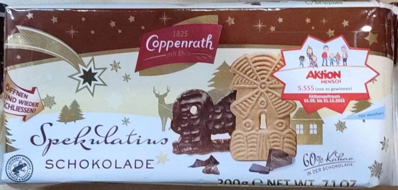 Фото - Печенье хрустящее Спекулос с шоколадом Spekulatius Chocolate Windmill Cookies Coppenrath