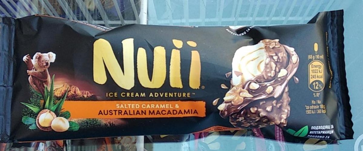 Фото - Мороженое Salted caramel and Australian macadamia Nuii