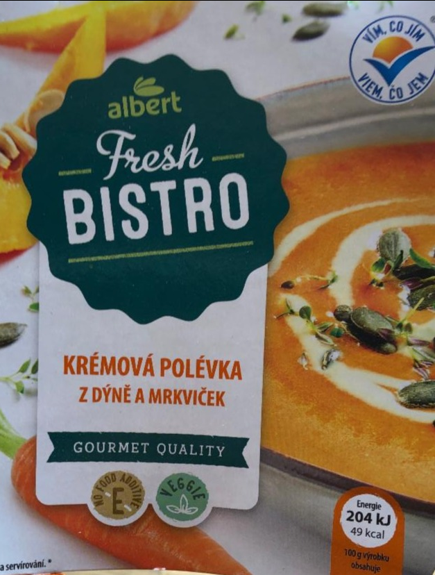 Фото - тыквенный суп Fresh Bistro Albert