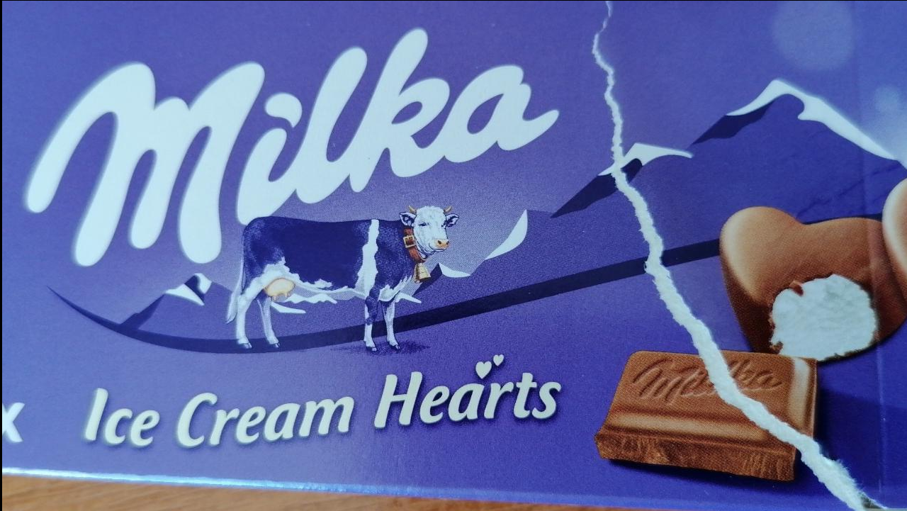 Фото - Мороженое шоколадное Ice Cream Hearts Milka