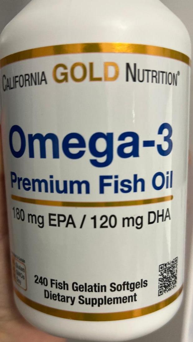 Фото - Рыбий жир Omega-3 California Gold Nutrition