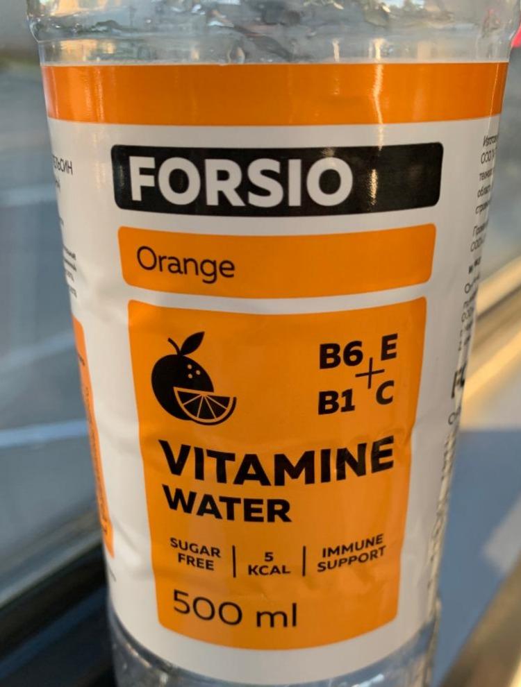 Фото - Напиток негазированный со вкусом апельсин orange Forsio