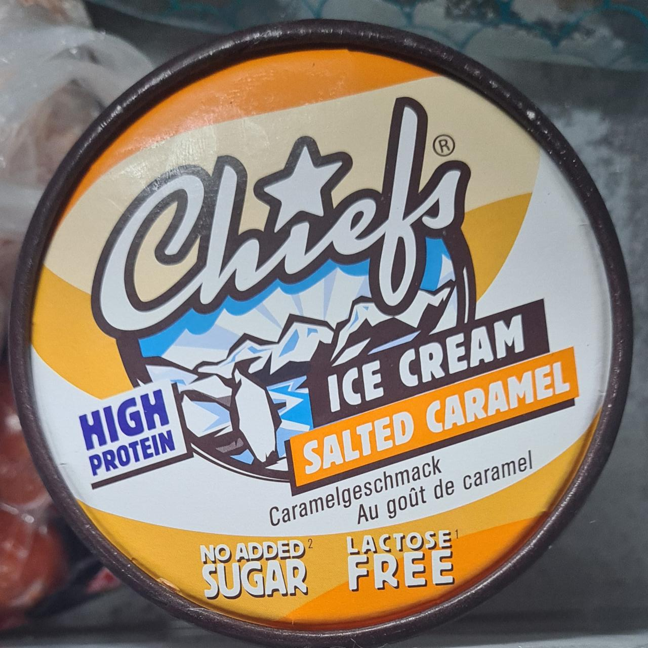 Фото - Мороженое без сахара Salted Caramel Ice Cream Chiefs
