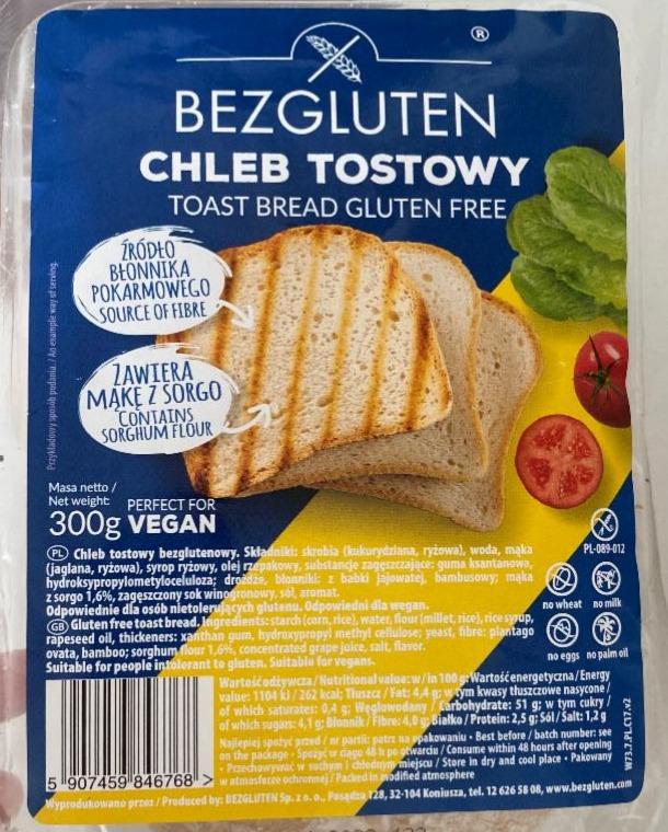 Фото - Хлеб без глютена тостовый Bezgluten