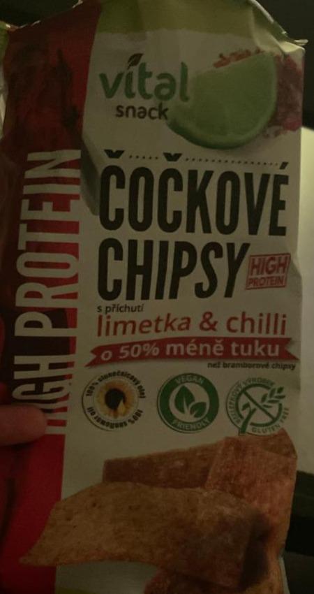 Фото - Čočkové chipsy high protein limetka&chilli Vital snack