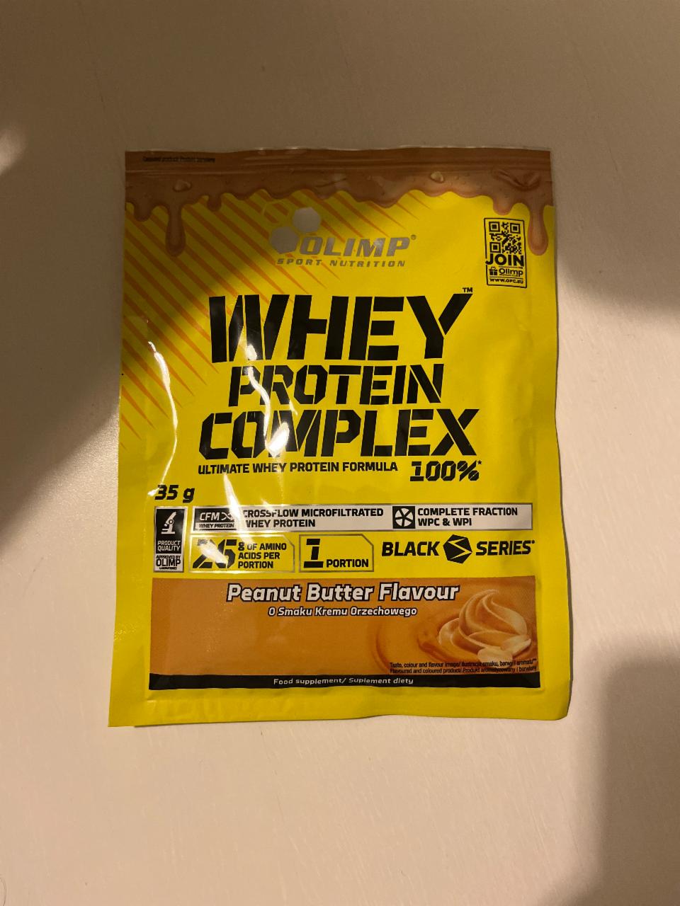 Фото - протеиновый комплекс со вкусом арахиса Whey Protein Complex Peanut Butter Flavour Olimp sport nutrition