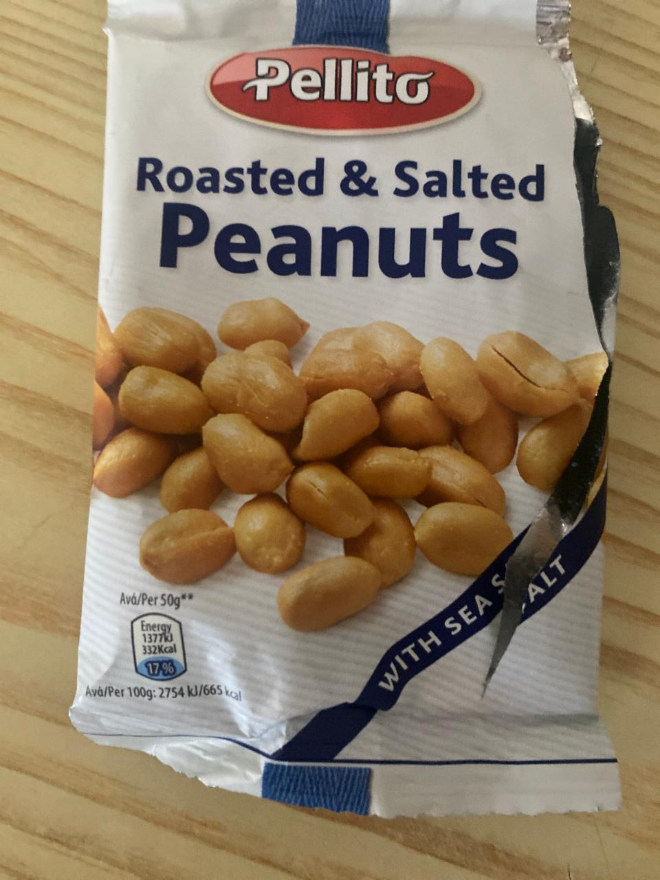 Фото - жареный соленый арахис Peanuts salted Pellito