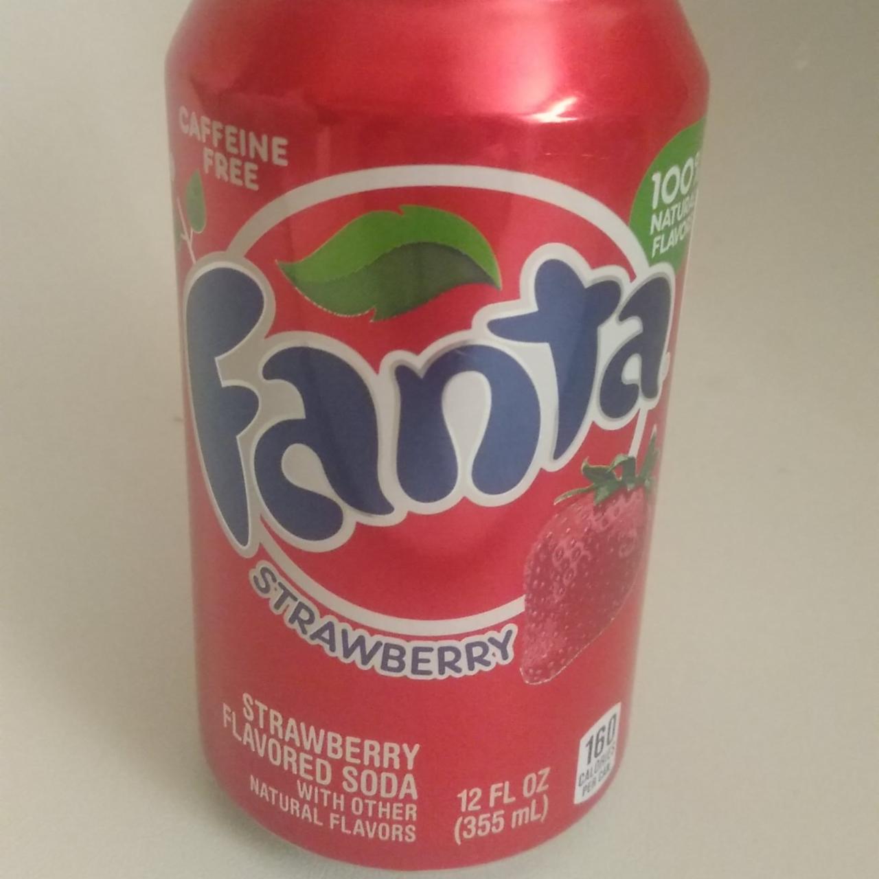 Фото - газированный напиток клубника Fanta
