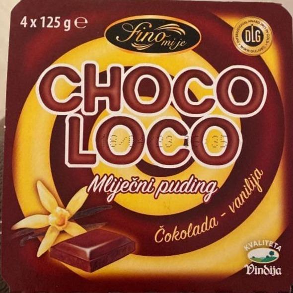 Фото - Пудинг молочный шоколад-ваниль Choco Loco Fino Me Je