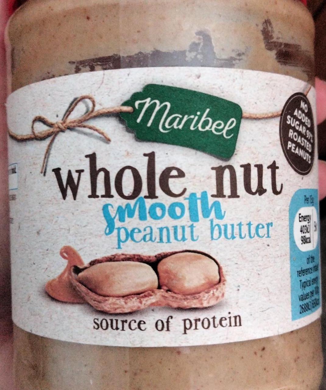 Фото - Whole nut smooth peanut butter Maribel