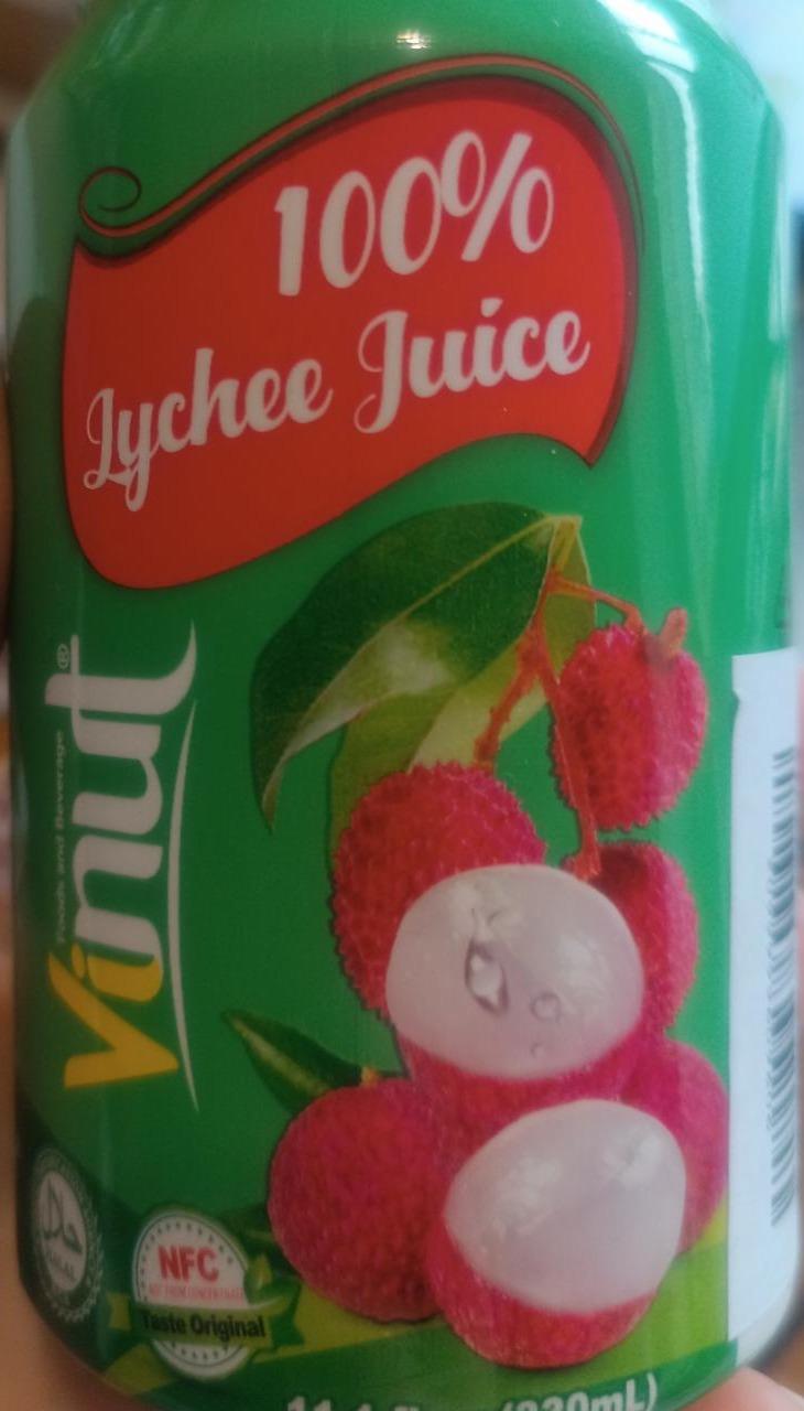 Фото - Сок личи 100% Lychee Juice Vinut