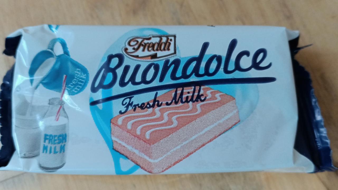 Фото - пирожное бисквитное buondolce fresh milk FREDDI