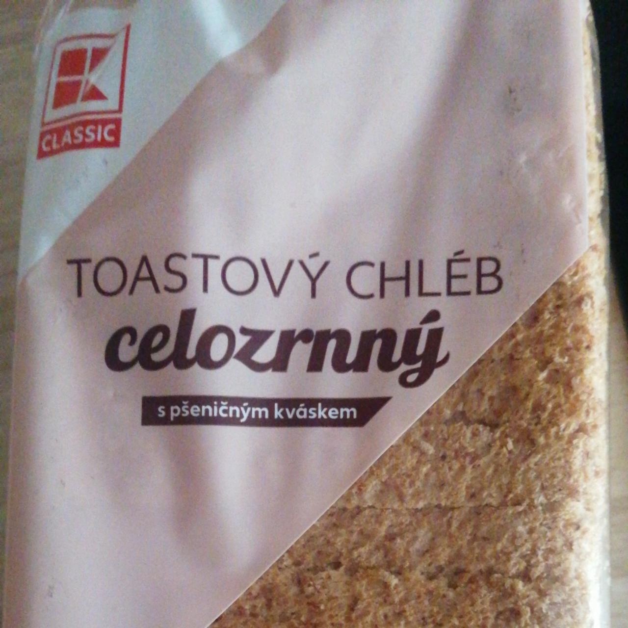 Фото - Хлеб тостовый цельнозерновой Toastový Chléb K-Classic