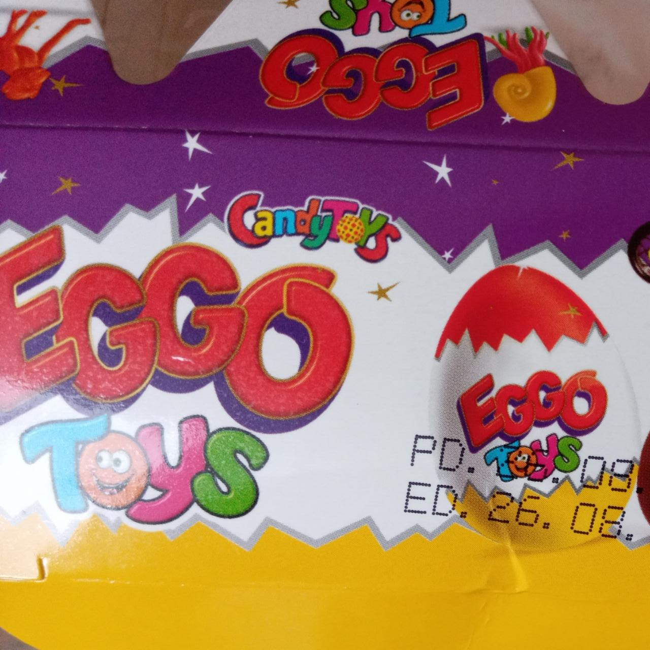 Фото - шоколадное яйцо с игрушкой Eggo Toys