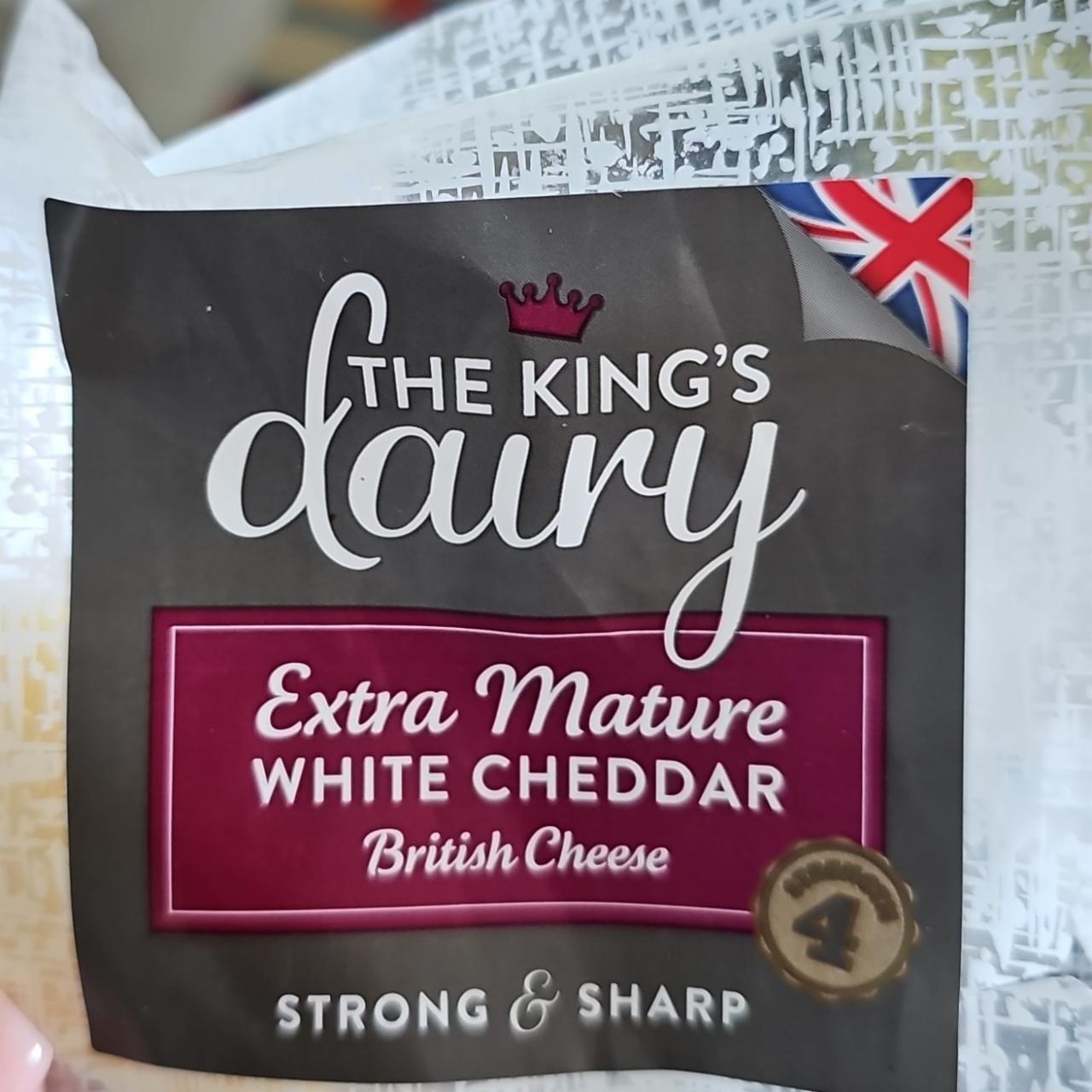Фото - Extra Mature White Cheddar Cheese The King's Dairy