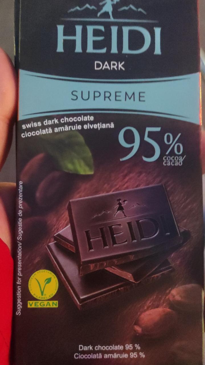Фото - Шоколад dark 95% Heidi