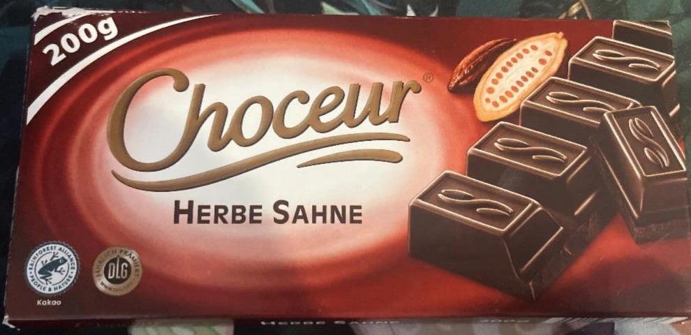 Фото - Шоколад черный Herbe Sahne Choceur