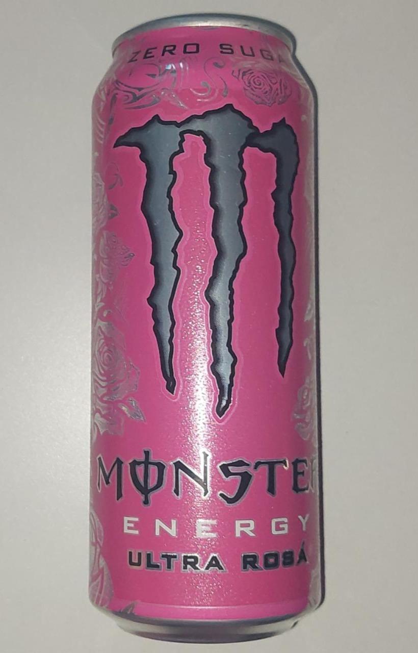 Фото - Напиток энергетический безалкогольный Zero Ultra Rosa Monster Energy