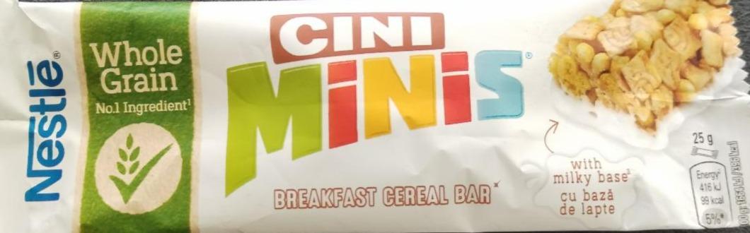 Фото - батончик злаковый Cini minis cereal bar Nestlé