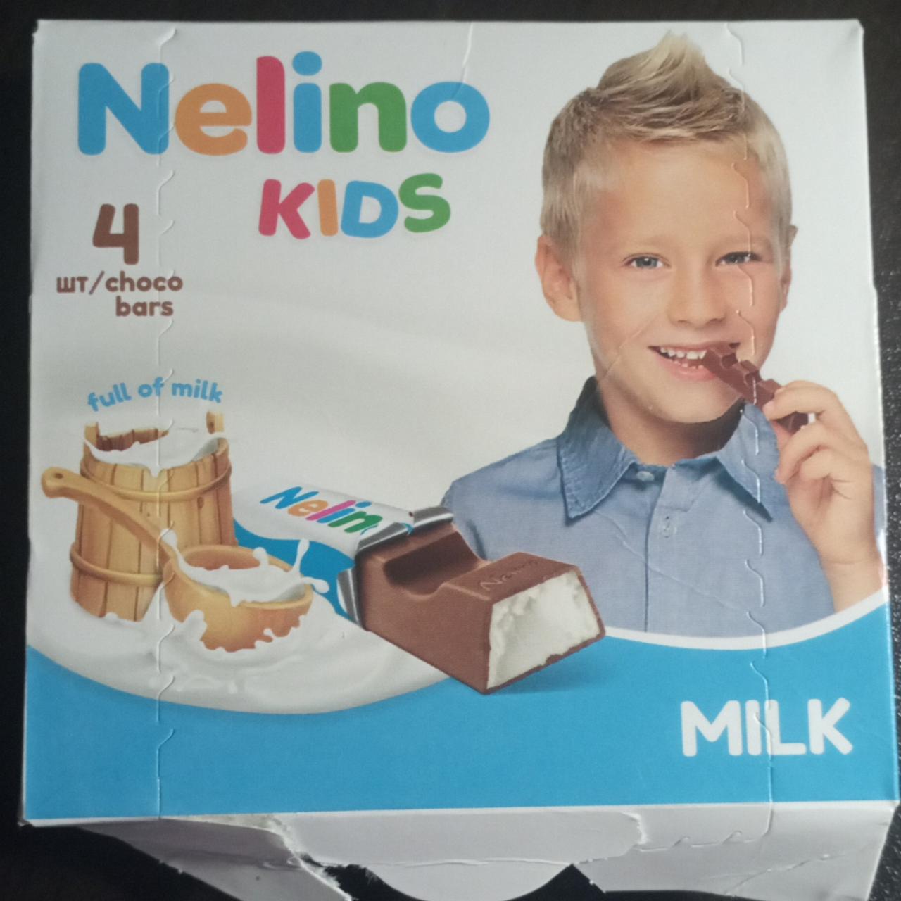 Фото - молочный шоколад с молочной начинкой Nelino KIDS