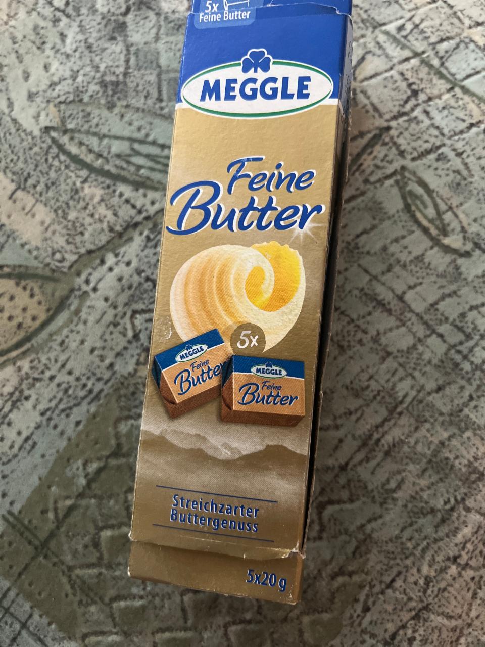 Фото - масло сливочное порционное Butter Meggle