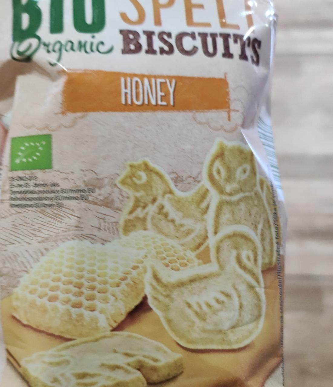 Фото - Bio Spelt Organic Biscuits Honey Sondey