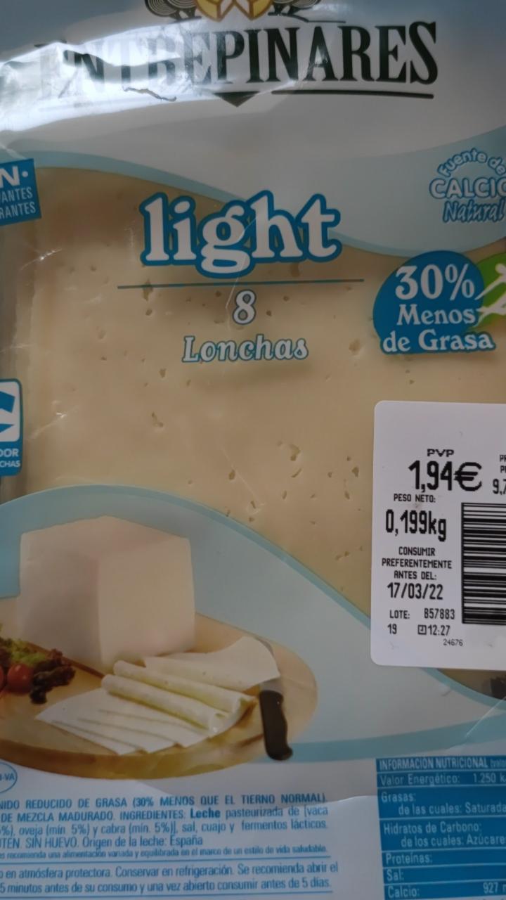 Фото - сыр легкий queso 20% Entrepinares