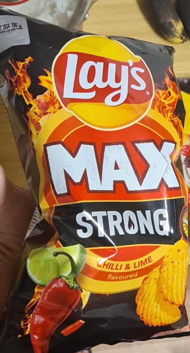 Фото - Chipsy Strong Chilli&Lime flavoured Lay's
