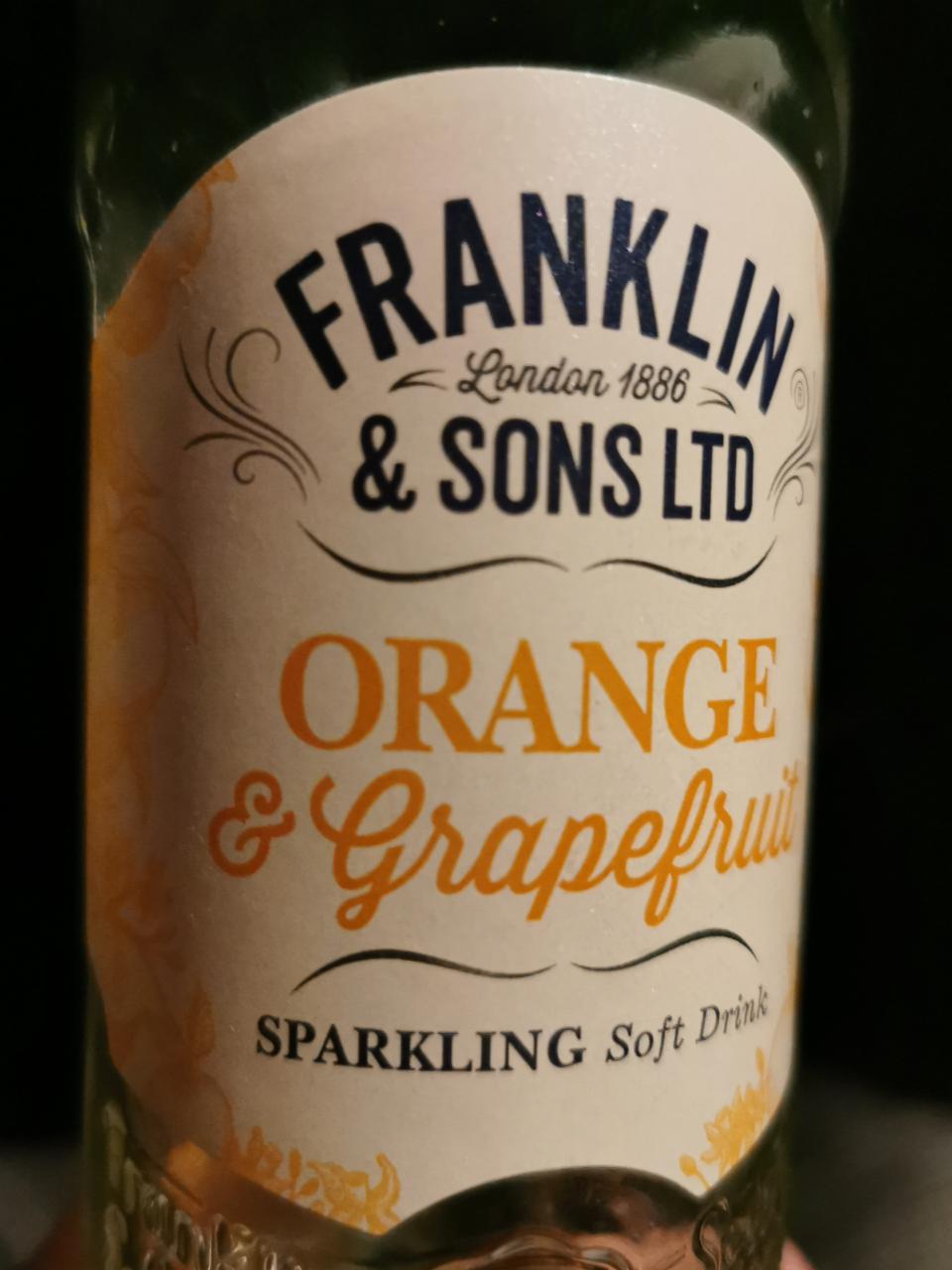 Фото - Напиток безалкогольный газированный Франклин апельсин-грейпфрут Orange a Grapefruit Franklin&Sons