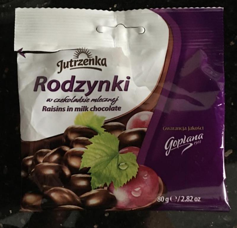 Фото - Изюм в молочном шоколаде Jutrzenka