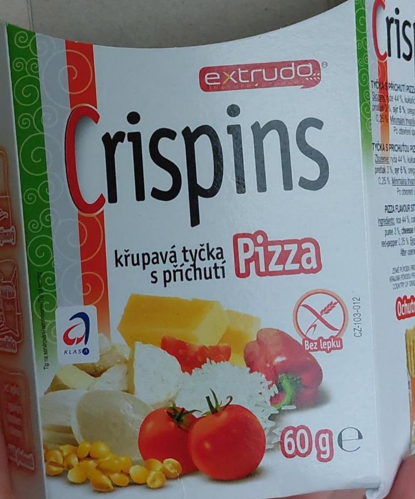 Фото - хрустящие палочки со вкусом пиццы Crispins Extrudo