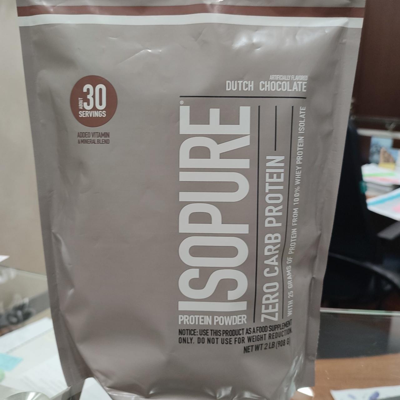 Фото - Протеин со вкусом датский шоколад низкоуглеводный Isopure