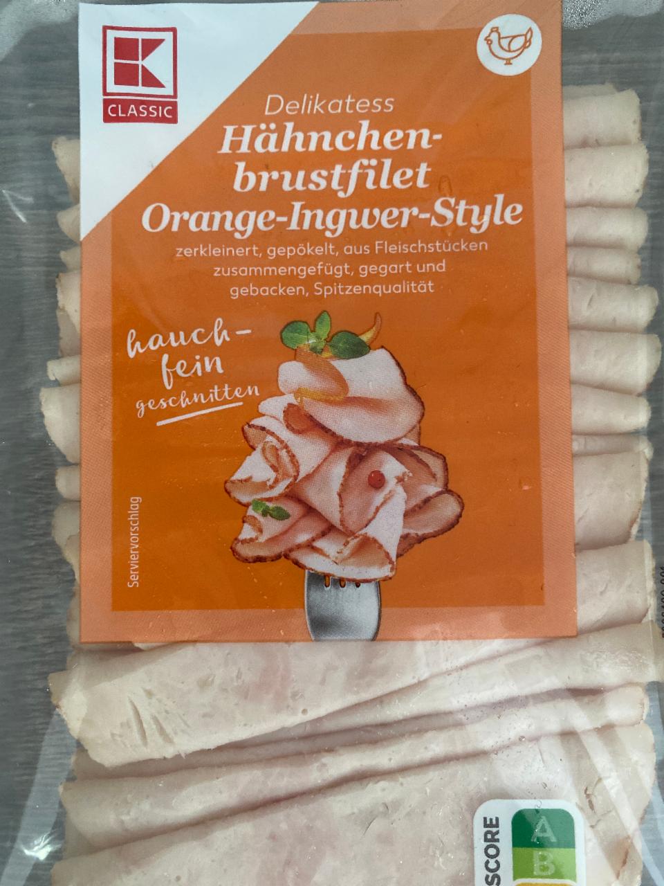 Фото - Hähnchenbrustfilet Orange-Ingwer-Style K-Classic