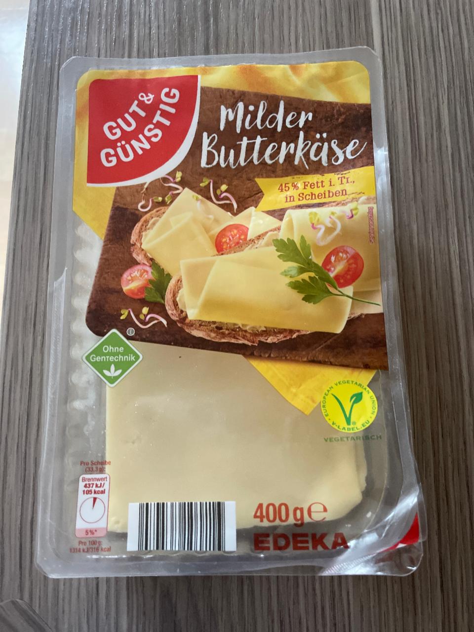 Фото - Milder butterkäse Gut und Günstig