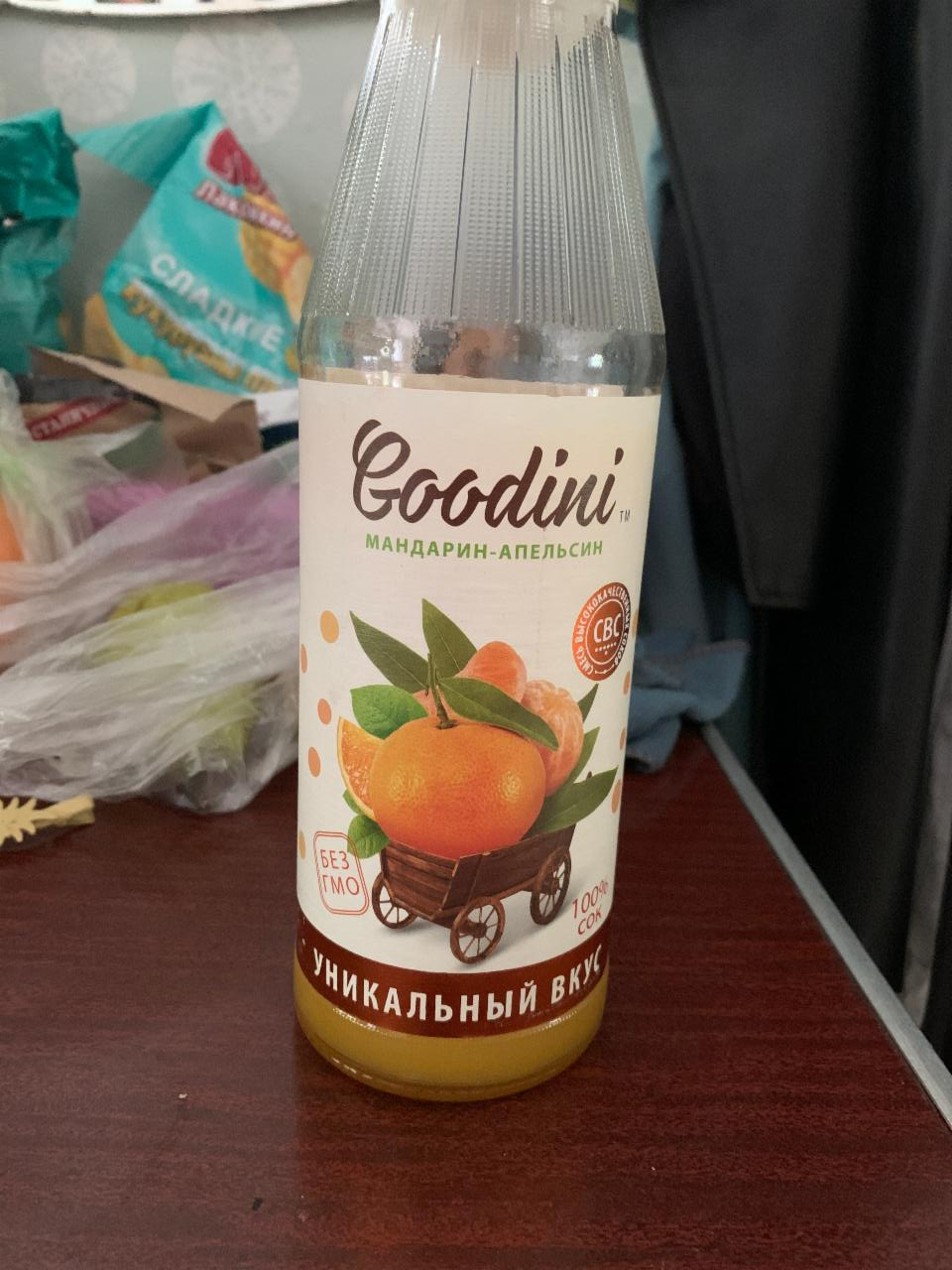 Фото - сок мандарин-апельсин Goodini