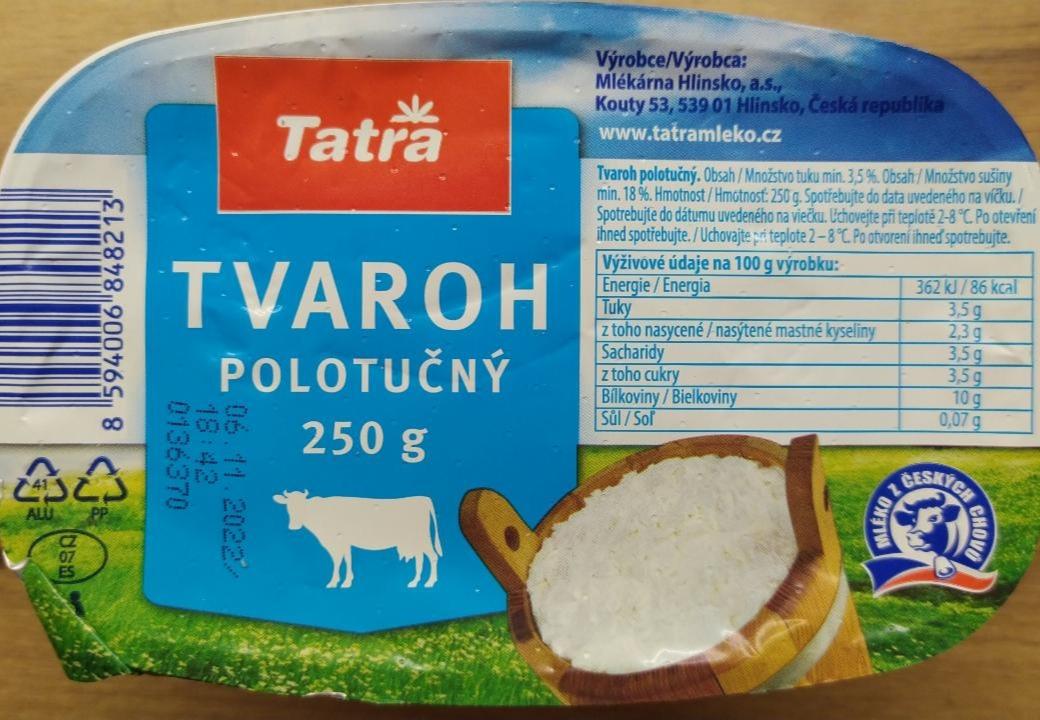 Фото - творог полужирный 3.5% Tvaroh polotučný Tatra
