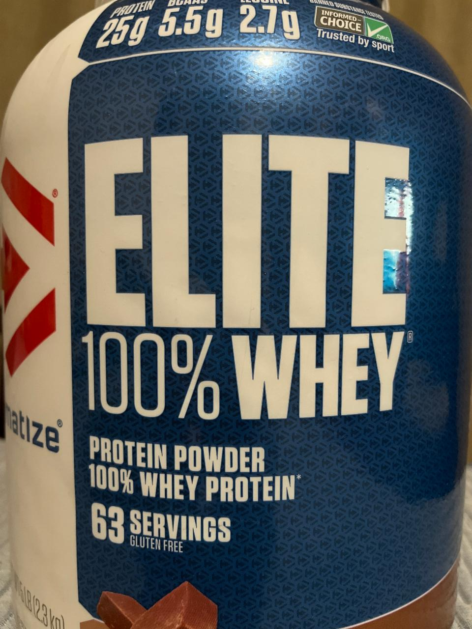 Фото - Протеин Elite 100% whey protein chocolate fudge Dymatize