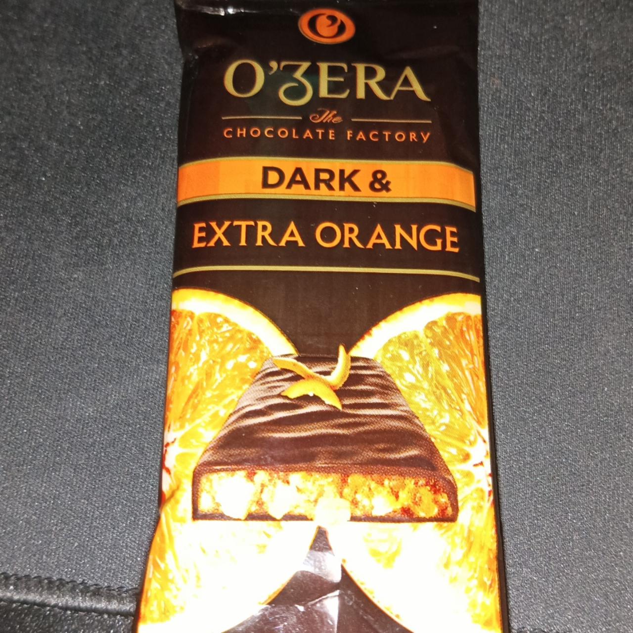 Фото - Шоколад горький с начинкой Dark& Extra Orange O'Zera
