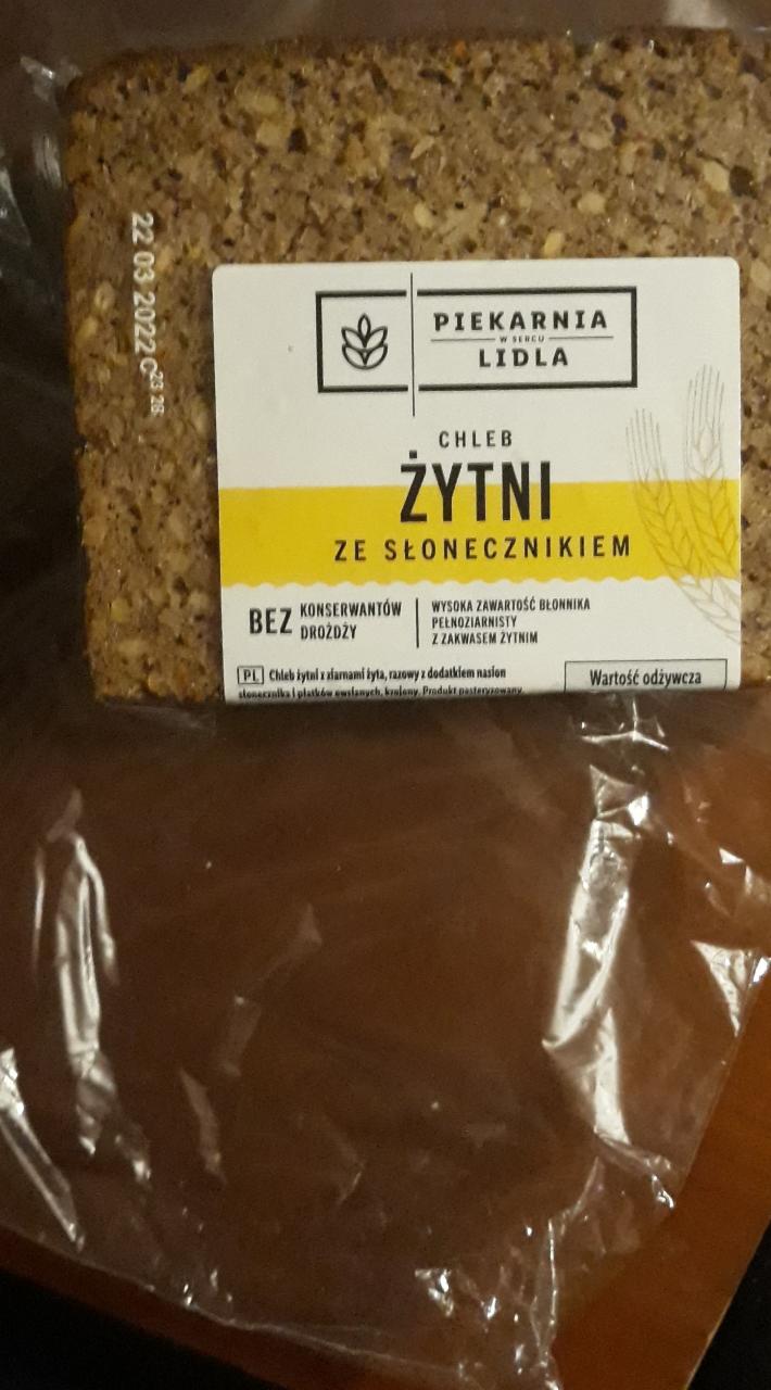 Фото - Ржаной хлеб с семенами подсолнечника Zytni Piekarnia Lidla