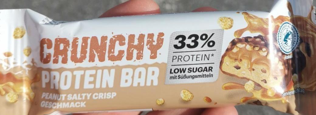 Фото - Protein Bar Crunchy Peanut Salty Crisp IronMaxx