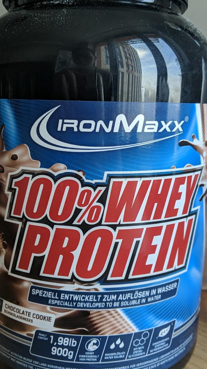 Фото - Протеин chocolate cookie 100% Whey Protein IronMaxx