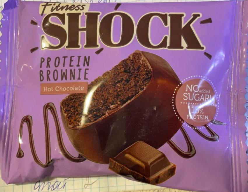Фото - Печенье глазированный брауни горячий шоколад Fitness Shock