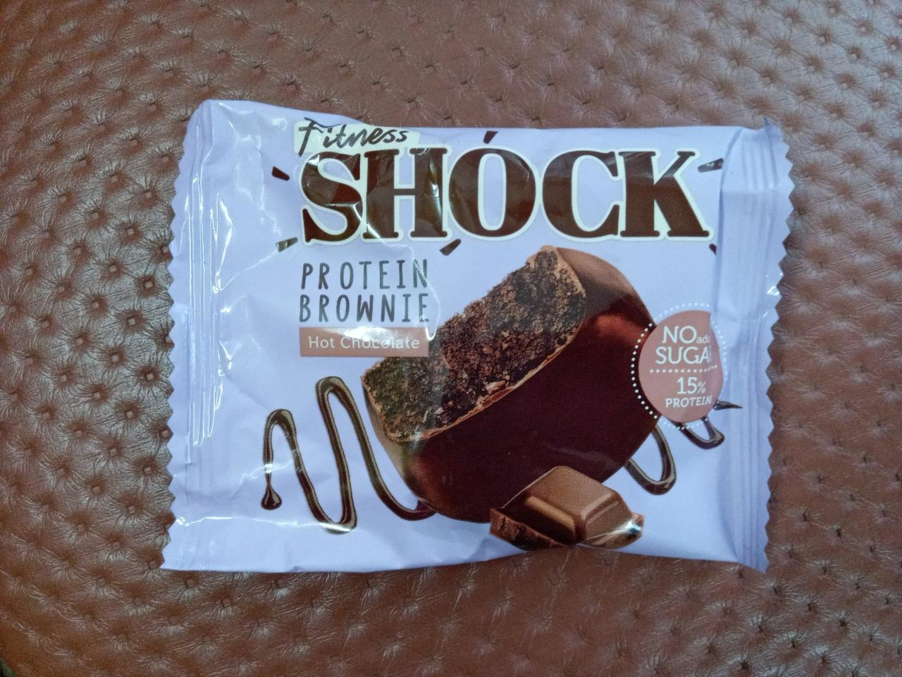 Фото - Печенье глазированный брауни горячий шоколад Fitness Shock