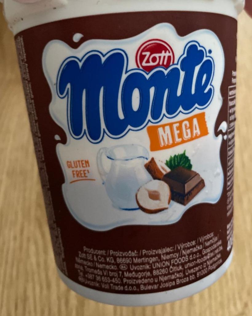 Фото - Молочный десерт с шоколадом и лесным орехом Monte mega Zott