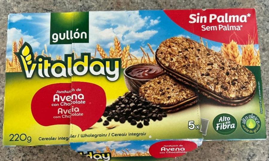 Фото - Vitalday Sandwich de Avena con Chocolate Gullón