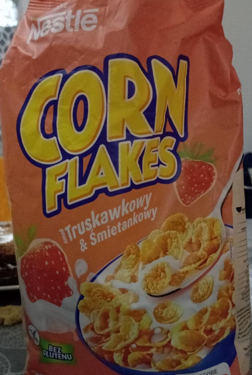 Фото - Завтрак сухой Strawberry&Cream Corn Flakes Nestle