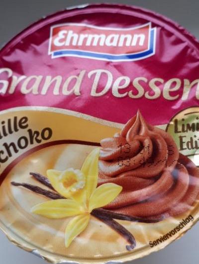 Фото - Десерт ванильно-шоколадный Vanille Schoko Grand Dessert Ehrmann