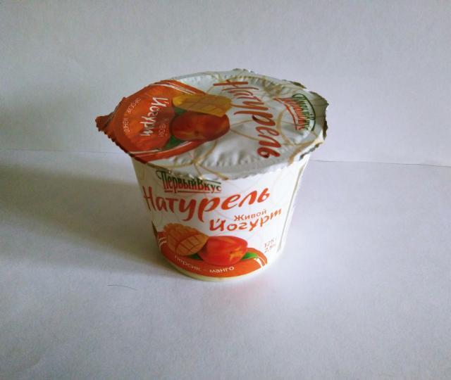 Фото - Йогурт фруктовый персик-манго 'Натурель'