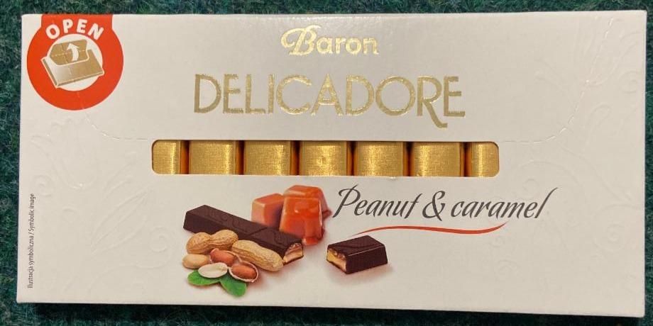 Фото - Шоколад Delicadore Peanut&caramel Baron