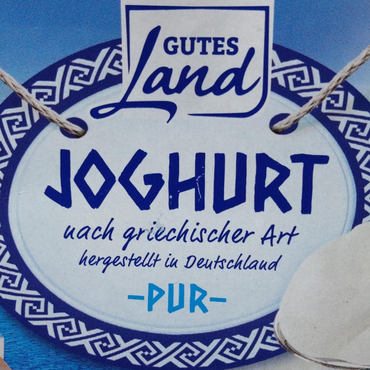Фото - йогурт Joghurt nach griechischer Art pur Gutes Land